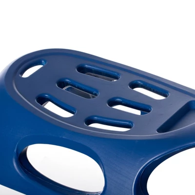 Outdoor Snow Sleigh Ice Sled Toy, Two Rider, Solid Hard Plastic With Pull Rope For Kids Over 5 Years, Blue 7 Outdoor Snow Sleigh Ice Sled Toy, Two Rider, Solid Hard Plastic With Pull Rope For Kids Over 5 Years, Blue - Image 7