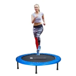 New Bounce Mini Trampoline - 40" Foldable Trampoline - Max Of 220 Lbs