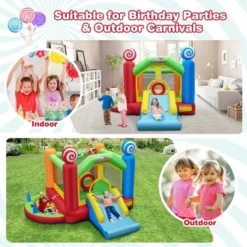 Costway Candy Land Theme Kids Inflatable Bounce Castle With 735W Air Blower Indoor Outdoor 13 Costway Candy Land Theme Kids Inflatable Bounce Castle With 735W Air Blower Indoor Outdoor -LITTLE TIKES Shop GUEST 670cacfa 3880 4baa 9f30 f5523ccd4831