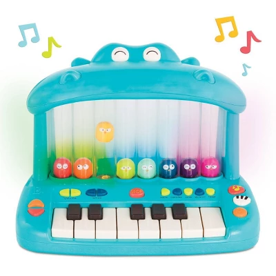 B. Toys Toy Piano For Kids Hippo Pop 3 B. Toys Toy Piano For Kids Hippo Pop - Image 3