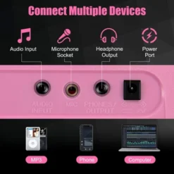 Costway 61-Key Electric Piano Portable Digital Keyboard W/Lighted Key Music Stand Pink 13 Costway 61-Key Electric Piano Portable Digital Keyboard W/Lighted Key Music Stand Pink -LITTLE TIKES Shop GUEST 6796a338 c314 4b84 8a21 98818f1aa255