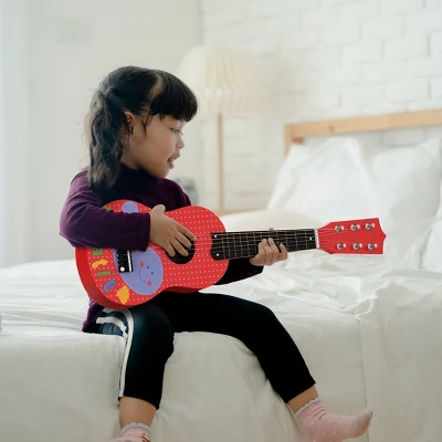 Hey! Play! Toy Acoustic Guitar With 6 Tunable Strings 5 Hey! Play! Toy Acoustic Guitar With 6 Tunable Strings - Image 5