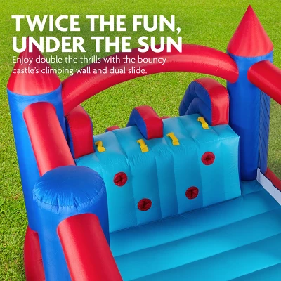 Sunny & Fun Inflatable Bounce House, Dual Slide Bouncy Castle 2 Sunny & Fun Inflatable Bounce House, Dual Slide Bouncy Castle - Image 2