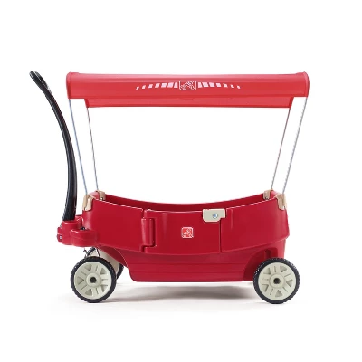 Step2 All Around Canopy Wagon - Red 1 Step2 All Around Canopy Wagon - Red