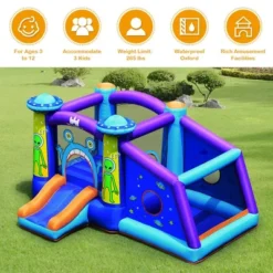 Costway Inflatable Bouncer Alien Bounce House Kids Jump Slide Ball Pit W/480W Blower 12 Costway Inflatable Bouncer Alien Bounce House Kids Jump Slide Ball Pit W/480W Blower -LITTLE TIKES Shop GUEST 694de43a 84a4 45e9 aa8a df884d266fa7