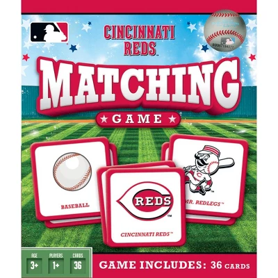 MasterPieces Officially Licensed MLB Cincinnati Reds Matching Game For Kids And Families 1 MasterPieces Officially Licensed MLB Cincinnati Reds Matching Game For Kids And Families