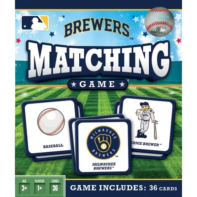 MasterPieces Officially Licensed MLB Milwaukee Brewers Matching Game For Kids And Families 1 MasterPieces Officially Licensed MLB Milwaukee Brewers Matching Game For Kids And Families