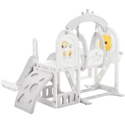 5-in-1 Kids Slide, Playground Freestanding Climber And Toddler Slide Swing Playset With Basketball Hoop - ModernLuxe -LITTLE TIKES Shop GUEST 6a39cfdf 3e27 4c08 bbbf 3d2ed4fc53e6