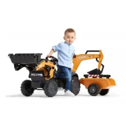 FALK Case Construction Pedal Backhoe With Rear Excavator And Trailer FA967N -LITTLE TIKES Shop GUEST 6aa8ce43 804d 4624 9aa9 8bb4d11071a2