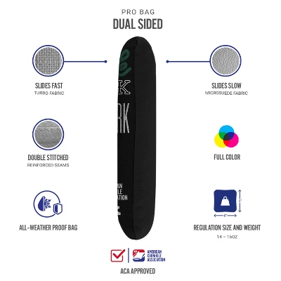 Gameday New York Football Black Synergy Pro Cornhole Bags (Set Of 4) 2 Gameday New York Football Black Synergy Pro Cornhole Bags (Set Of 4) - Image 2