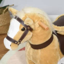 Qaba Ride-on Walking Rolling Kids Horse With Easy Rolling Wheels, Soft Huggable Body, & A Large Size For Kids 3-8 Years -LITTLE TIKES Shop GUEST 6acce5ba 85bd 4290 b61c 4215e2ed7738