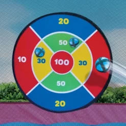 Banzai 12'x9'x7' Slide 'n Score Activity Bouncer Outdoor Backyard Inflatable Bouncy House Castle W/Pump Blower & Games For Kids Ages 3 & Up -LITTLE TIKES Shop GUEST 6b31fab0 6036 4947 abc0 6385cabe61f6