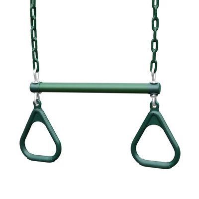Gorilla Playsets 17-Inch Trapeze Bar Assembly With Rings And Coated Chains 5 Gorilla Playsets 17-Inch Trapeze Bar Assembly With Rings And Coated Chains - Image 5