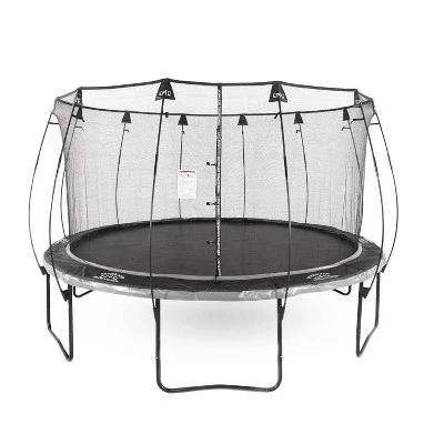 Skywalker Trampolines Epic Series 14' Round Trampoline With Dual Spring Pad - Black/Gray 1 Skywalker Trampolines Epic Series 14' Round Trampoline With Dual Spring Pad - Black/Gray