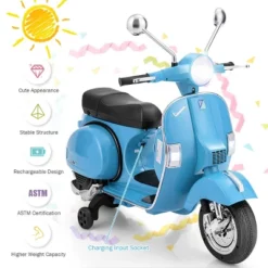 Kids Vespa Scooter 6V Rechargeable Ride On Motorcycle W/Training Wheels 16 Kids Vespa Scooter 6V Rechargeable Ride On Motorcycle W/Training Wheels -LITTLE TIKES Shop GUEST 6bbb2f7a 8235 4149 8bba 6ab0c5e225fa