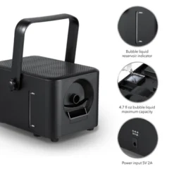 Dartwood Bubble Machine - 5000+ Bubbles Per Minute - Portable Bubble Maker For Birthday Parties, Weddings, Holidays, And More (Black, 2 Pack) -LITTLE TIKES Shop GUEST 6bf8c5fd c0d1 482d a7fc 9554bf4741ec 1