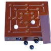 WE Games Nine Men's Morris Wooden Travel Game With Marbles - 5 Inch Travel Size