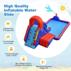 Costway Inflatable Water Slide Park W/ Climb Slide Pool & 2 Swim Rings Blower Excluded 12 Costway Inflatable Water Slide Park W/ Climb Slide Pool & 2 Swim Rings Blower Excluded -LITTLE TIKES Shop GUEST 6d0cec61 316b 40cd 992b 2df911b95aad