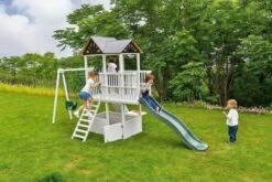 Avenlur Craftsman Swing Set: Montessori-style Outdoor Play With Slide, Clubhouse, Gym Bar, Rock Climb Wall, And More! ASTM Certified. Ages 3-11yrs. -LITTLE TIKES Shop GUEST 6d315c3c c4f0 428e b2eb f7ac4ef91b37