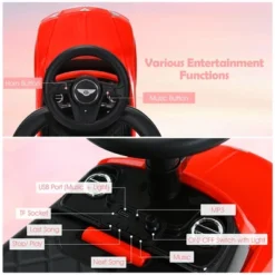 Costway 3-in-1 Licensed Bentley Kids Ride On Push Car Toddler Sliding Car W/Canopy -LITTLE TIKES Shop GUEST 6d3bcadd 7617 4bd2 a7da f2fb3fd828c0