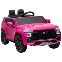 Aosom Licensed Chevrolet TAHOE Electric Car For Kids With Remote Control, 12V Battery Powered Ride On Car With 2 Speeds, Spring Suspension, LED Lights, MP3, Horn, Music, For 3-6 Years Old, White 14 Aosom Licensed Chevrolet TAHOE Electric Car For Kids With Remote Control, 12V Battery Powered Ride On Car With 2 Speeds, Spring Suspension, LED Lights, MP3, Horn, Music, For 3-6 Years Old, White -LITTLE TIKES Shop GUEST 6d78dced ada6 418a b08d ec713297f418