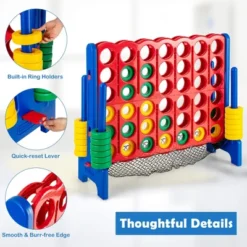 Costway 4-to-Score Giant Game Set 4-in-a-Row Connect Game W/Net Storage For Kids & Adult -LITTLE TIKES Shop GUEST 6edbc79d c73b 4f9b a1cb 3f5f717418b0