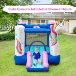 Costway Slide Bouncer Inflatable Jumping Castle Basketball Game Without Blower -LITTLE TIKES Shop GUEST 7028564c 2b8c 4597 8d29 c428e7ebaabc