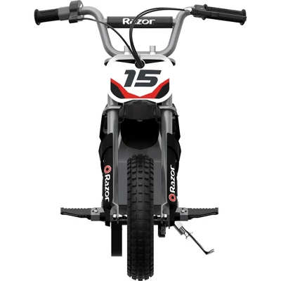Razor MX400 Dirt Rocket Kids Ride On 24V Electric Toy Motocross Motorcycle Dirt Bike, Speed 14 MPH, For Kids Ages 13+ Or 140 Pounds Max Weight, Black 2 Razor MX400 Dirt Rocket Kids Ride On 24V Electric Toy Motocross Motorcycle Dirt Bike, Speed 14 MPH, For Kids Ages 13+ Or 140 Pounds Max Weight, Black - Image 2