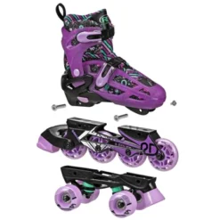 Roller Derby Lomond Kids' Adjustable Inline-Quad Combo Skates - Black 8 Roller Derby Lomond Kids' Adjustable Inline-Quad Combo Skates - Black -LITTLE TIKES Shop GUEST 71c45a76 94f9 4a88 b568 195b15f86ff5