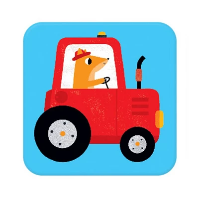 Banana Panda Suuuper Size Toddler Memory Game - Vehicles 1 Banana Panda Suuuper Size Toddler Memory Game - Vehicles