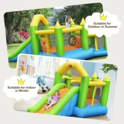 Costway Inflatable Slide Bouncer Ball Pit Basketball Dart Game Without Blower 14 Costway Inflatable Slide Bouncer Ball Pit Basketball Dart Game Without Blower -LITTLE TIKES Shop GUEST 72933c7c 0da5 449b b672 832ada611c9b