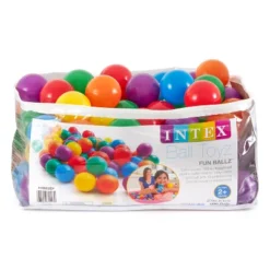 Intex Small Plastic Multi-Colored Fun Ballz For Indoor And Outdoor Ball Pits Or Splash Pools With Storage Carrying Bag, (100 Pack) 7 Intex Small Plastic Multi-Colored Fun Ballz For Indoor And Outdoor Ball Pits Or Splash Pools With Storage Carrying Bag, (100 Pack) -LITTLE TIKES Shop GUEST 72badd27 b87e 4a78 a2eb 3b776654066f