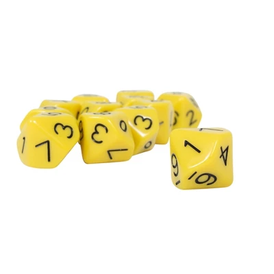 Learning Advantage 10-Sided Polyhedra Dice, 12 Per Pack, 3 Packs 2 Learning Advantage 10-Sided Polyhedra Dice, 12 Per Pack, 3 Packs - Image 2