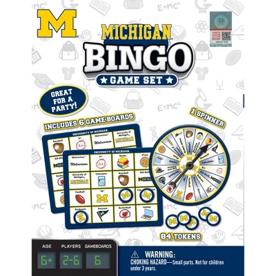 MasterPieces Kids Games - NCAA Michigan Bingo Game 1 MasterPieces Kids Games - NCAA Michigan Bingo Game