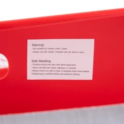 Slippery Racer Downhill Xtreme Flexible Adults And Kids Plastic Toboggan Snow Sled For Up To 2 Riders With Pull Rope And Handles, Red (2 Pack) -LITTLE TIKES Shop GUEST 744c313d e47e 4252 94e3 ffe88577cdf4