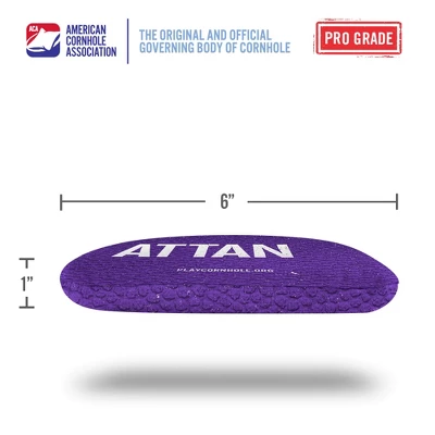 Gameday Manhattan Synergy Pro Purple Cornhole Bags (Set Of 4) 3 Gameday Manhattan Synergy Pro Purple Cornhole Bags (Set Of 4) - Image 3