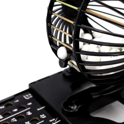 Insten Bingo Machine Cage Wheel Game Set With Balls And 20 Cards 5 Insten Bingo Machine Cage Wheel Game Set With Balls And 20 Cards - Image 5