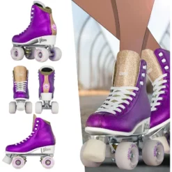 Crazy Skates Glam Roller Skates For Women And Girls - Dazzling Glitter Sparkle Quad Skates -LITTLE TIKES Shop GUEST 750cbdcf 406f 40ba b43d cb6d9f9c7ca9
