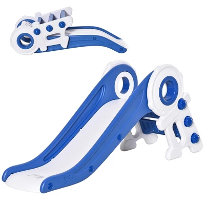 Qaba Folding Kids Slide, Activity Freestanding Climber For Ages 1-3 Years, Indoor And Outdoor Exercise Playset Toy Center, With Cartoon Astronaut Shape 3 Qaba Folding Kids Slide, Activity Freestanding Climber For Ages 1-3 Years, Indoor And Outdoor Exercise Playset Toy Center, With Cartoon Astronaut Shape - Image 3