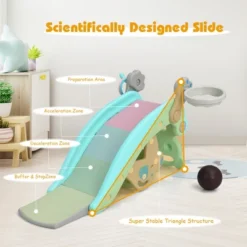 Costway Baby Rocking Horse Slide Set 4-in-1 Kids Swing Toys W/Basketball Hoop Ferrule GreenPink 13 Costway Baby Rocking Horse Slide Set 4-in-1 Kids Swing Toys W/Basketball Hoop Ferrule GreenPink -LITTLE TIKES Shop GUEST 7585ed5b 1799 4d23 aa53 e3d01398b51a