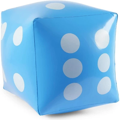 Blue Panda 8 Giant Inflatable Dice With Pump, Jumbo Dice Set, Outdoor Play Toys (3 Colors, 12 Inches) 2 Blue Panda 8 Giant Inflatable Dice With Pump, Jumbo Dice Set, Outdoor Play Toys (3 Colors, 12 Inches) - Image 2