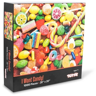 Toynk I Want Candy! Sugar Confectionery 1000 Piece Jigsaw Puzzle 1 Toynk I Want Candy! Sugar Confectionery 1000 Piece Jigsaw Puzzle