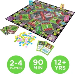 Aquarius Puzzles Rick And Morty Card Scramble Board Game