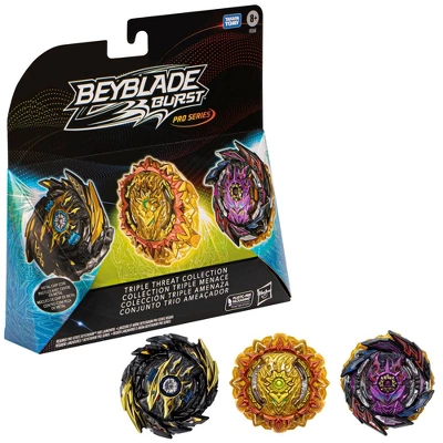 Beyblade Burst Pro Series Triple Threat Collection Battling Tops 2 Beyblade Burst Pro Series Triple Threat Collection Battling Tops - Image 2