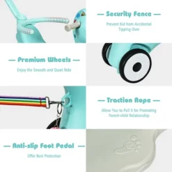 Costway Baby Rocking Horse 4 In 1 Kids Ride On Toy Push Car W/ Music Indoor Outdoor Gift -LITTLE TIKES Shop GUEST 7767d969 9e72 4a88 81ff a8caa46bcada