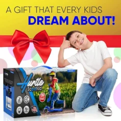 Hurtle ScootKid 3 Wheel Toddler Child Mini Ride On Toy Tricycle Scooter With Adjustable Handlebar, Foldable Seat, And Colorful Light Up Wheels, Blue -LITTLE TIKES Shop GUEST 778747e9 6074 40d4 8e5c 3302dd338c0d