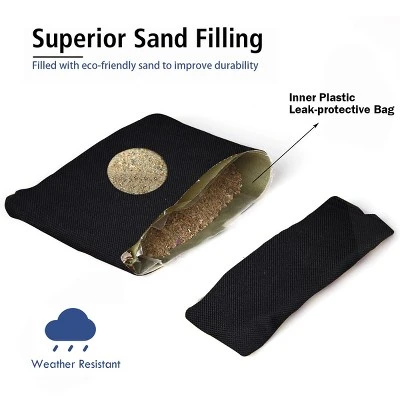 Costway Weather Resistant Cornhole Bags Black Red Set Of 12 Beanbag Toss 7 Costway Weather Resistant Cornhole Bags Black Red Set Of 12 Beanbag Toss - Image 7