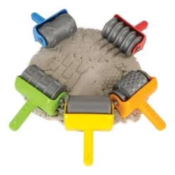 Kaplan Early Learning Jumbo Textured Hand Grip Sand Rollers And 5 Different Patterns