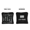 Gameday Las Vegas Football Synergy Pro Black Cornhole Bags (Set Of 4)