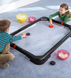 HearthSong - Simtec PowerBand Air Hockey Tabletop Game For Kids